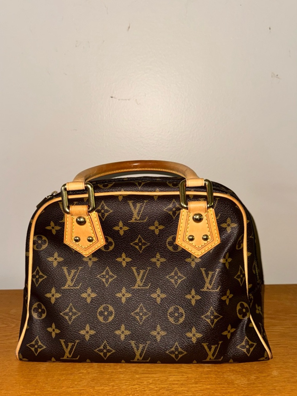 Louis Vuitton Monogram Canvas Bowling Bag - Brown & Tan - Picture 6 of 12